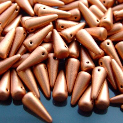 20pcs Spike Beads 5x13mm Matte Metallic Copper Michael's UK Jewellery