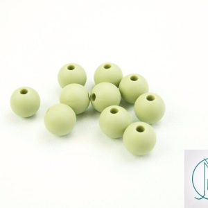 20x 12mm Round Silicone Beads Lint Michael's UK Jewellery