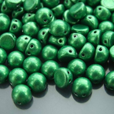 20x CzechMates Cabochon 7mm ColorTrends: Saturated Metallic Kale Michael's UK Jewellery
