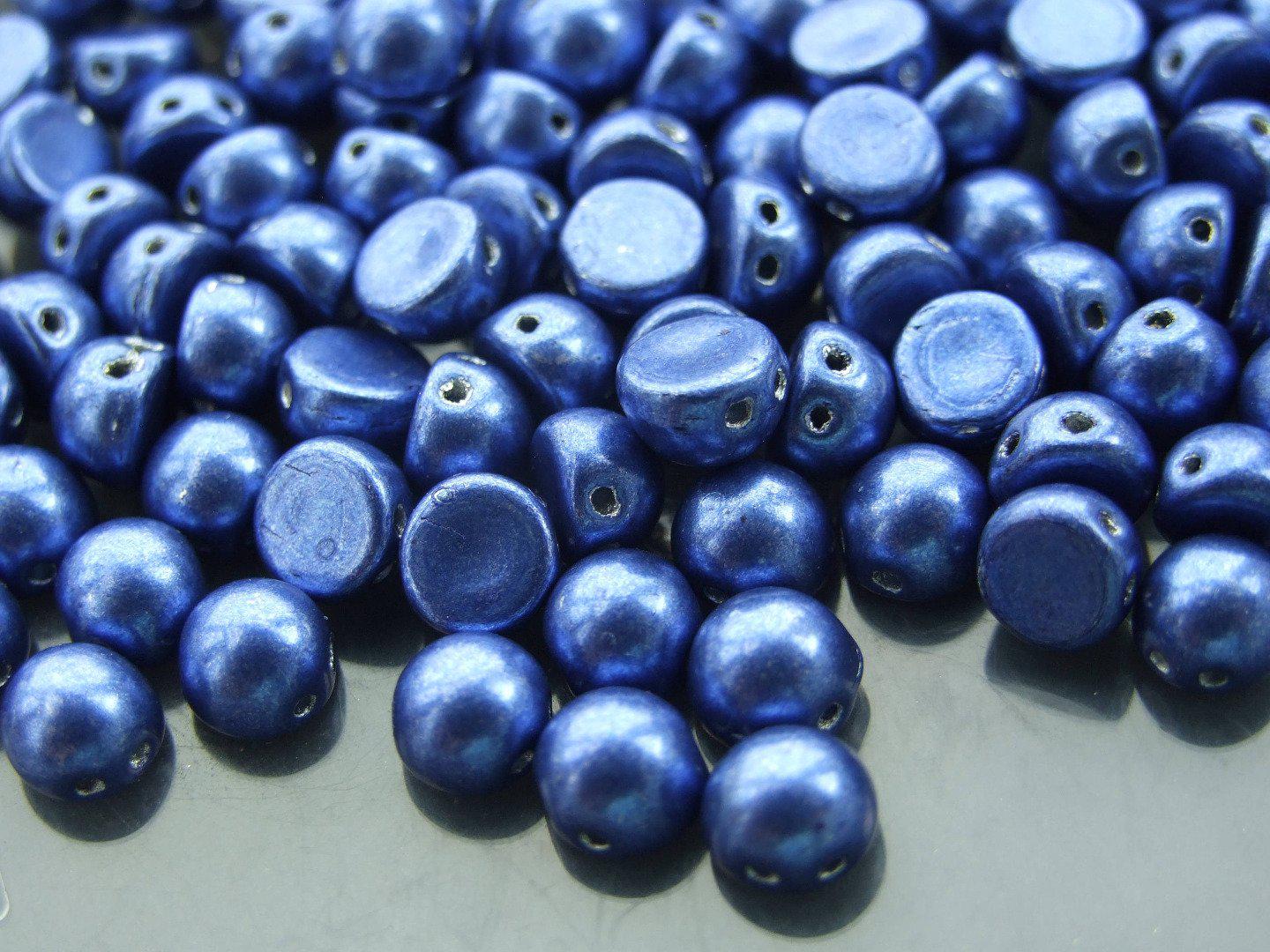 20x CzechMates Cabochon 7mm ColorTrends: Saturated Metallic Riverside Michael's UK Jewellery