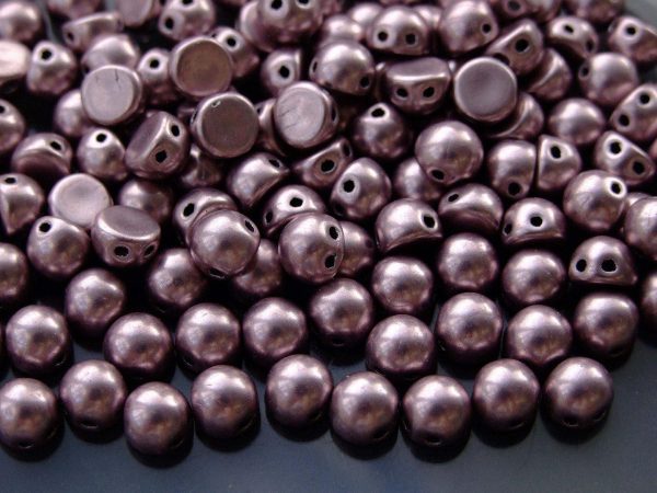 20x CzechMates Cabochon 7mm ColorTrends: Sueded Gold Blackened Pearl Michael's UK Jewellery