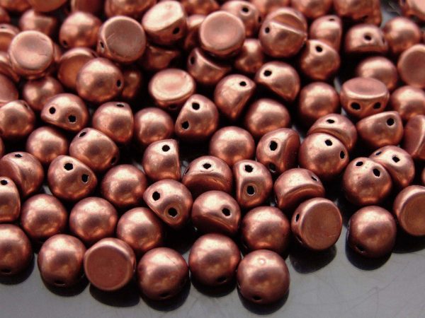 20x CzechMates Cabochon 7mm ColorTrends: Sueded Gold Lantana Michael's UK Jewellery