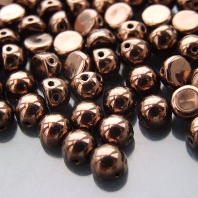 20x CzechMates Cabochon 7mm Dark Bronze Michael's UK Jewellery