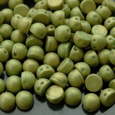 20x CzechMates Cabochon 7mm Pacifica Avocado Michael's UK Jewellery