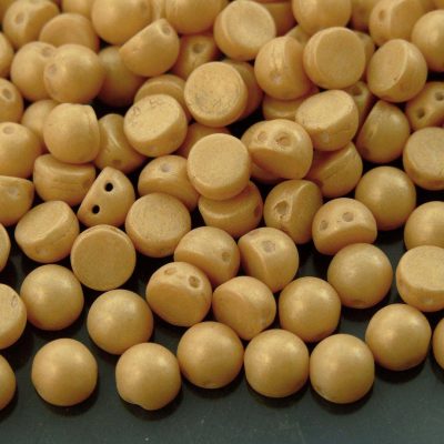 20x CzechMates Cabochon 7mm Pacifica Ginger Michael's UK Jewellery