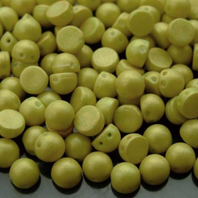 20x CzechMates Cabochon 7mm Pacifica Honeydew Michael's UK Jewellery