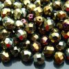 20x Fire Polished Beads 8mm Iris Brown Michael's UK Jewellery