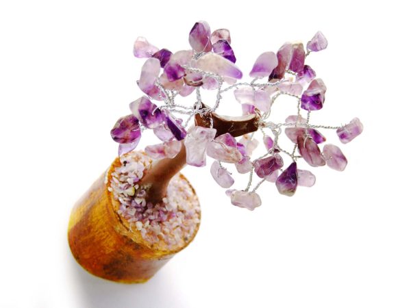 Small Amethyst Tree Decoration Gemstone Tree of Life - Image 2