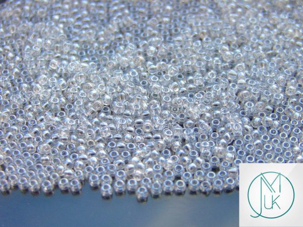250g 101 Transparent Crystal Luster Toho Seed Beads 11/0 2.2mm WHOLESALE Michael's UK Jewellery