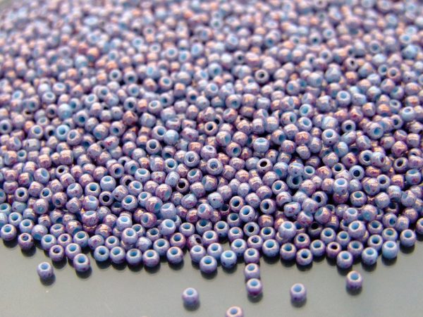 Wholesale TOHO Beads 1204 Marbled Opaque Light Blue Amethyst 11/0 beads mouse