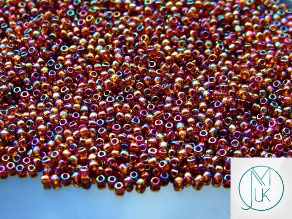 250g 177 Transparent Smoky Topaz Rainbow Toho Seed Beads 11/0 2.2mm WHOLESALE Michael's UK Jewellery