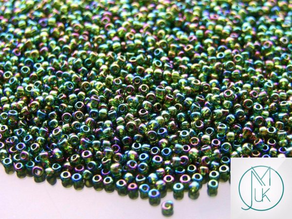 250g 180 Transparent Olivine Rainbow Toho Seed Beads 11/0 2.2mm WHOLESALE Michael's UK Jewellery