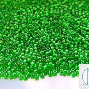 250g 7B Transparent Grass Green Toho Seed Beads 11/0 2.2mm WHOLESALE Michael's UK Jewellery