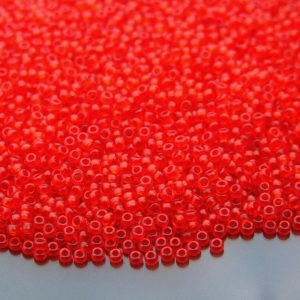 250g 9140SF Semi Matte Red Orange Miyuki Japanese Seed Beads Round Size 11/0 2mm WHOLESALE Michael's UK Jewellery