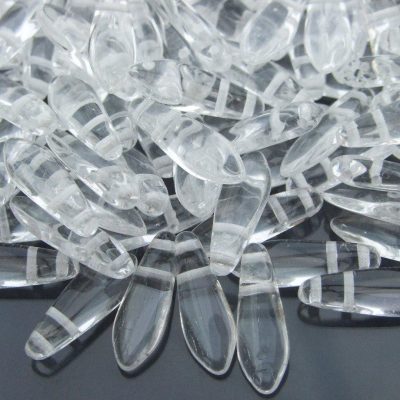 25pcs Czechmates Dagger Beads 16x5mm Crystal Michael's UK Jewellery