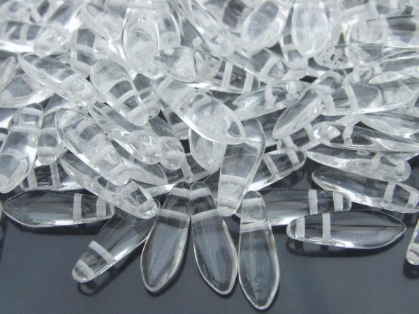 25pcs Czechmates Dagger Beads 16x5mm Crystal Michael's UK Jewellery