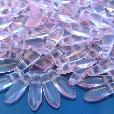 25pcs Czechmates Dagger Beads 16x5mm Rosaline Michael's UK Jewellery