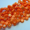 30x Czech Honeycomb Beads 6mm Gold Splash Orange Michael's UK Jewellery