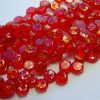 30x Czech Honeycomb Beads 6mm Gold Splash Ruby Michael's UK Jewellery