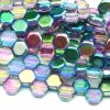 30x Honeycomb Beads 6mm Magic Blue Pink Michael's UK Jewellery