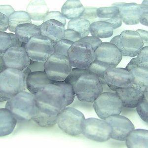 30x Honeycomb Beads 6mm Matte Blue Luster Michael's UK Jewellery
