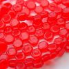 30x Honeycomb Beads 6mm Ruby Transparent Michael's UK Jewellery