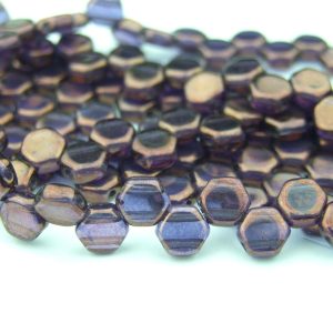 30x Honeycomb Beads 6mm Tanzanite Vega Michael's UK Jewellery