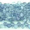 30x Honeycomb Beads 6mm Transparent Blue Luster Michael's UK Jewellery