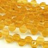 30x Honeycomb Beads 6mm Transparent Topaz Michael's UK Jewellery