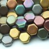 30x Honeycomb Beads 6mm Violet Rainbow Michael's UK Jewellery