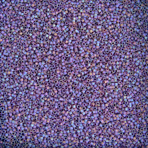 406F Opaque Rainbow Frosted Oxblood beadsmouse.co.uk