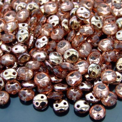 50pcs Czechmates Lentil Beads 6mm Apollo Gold Michael's UK Jewellery