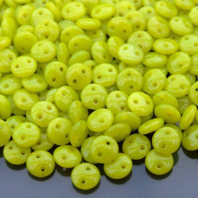 50pcs Czechmates Lentil Beads 6mm Chartreuse Michael's UK Jewellery