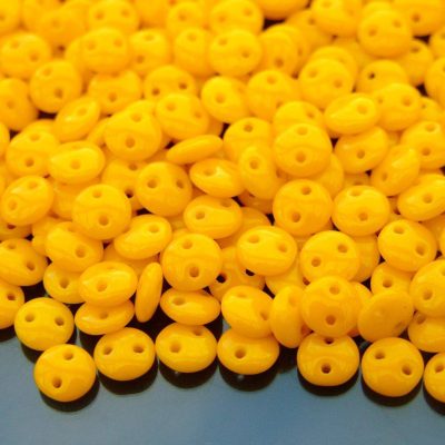 50pcs Czechmates Lentil Beads 6mm Sunflower Yellow Michael's UK Jewellery
