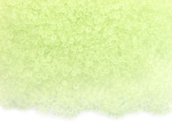 5g 15F Transparent Frosted Citrus Spritz Toho Aiko Seed Beads 11/0 1.8mm Michael's UK Jewellery