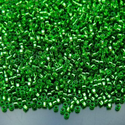 5g 27 Silver Lined Peridot Toho Aiko Seed Beads 11/0 1.8mm Michael's UK Jewellery