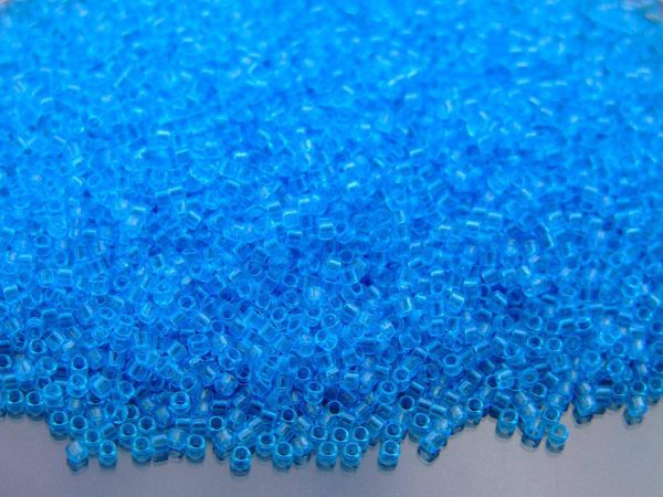 5g 3 Transparent Aquamarine Toho Aiko Seed Beads 11/0 1.8mm Michael's UK Jewellery