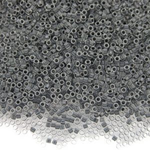 5g 344FM Frosted Charcoal Lined Crystal Toho Aiko Seed Beads 11/0 1.8mm Michael's UK Jewellery