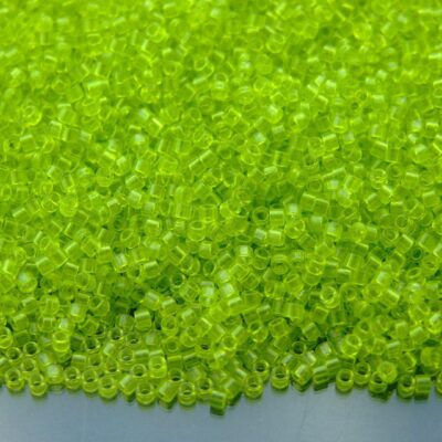 5g 4 Transparent Lime Green Toho Aiko Seed Beads 11/0 1.8mm Michael's UK Jewellery
