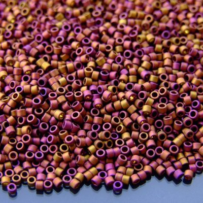 5g 514F Higher Metallic Frosted Copper Twilight Toho Aiko Seed Beads 11/0 1.8mm Michael's UK Jewellery