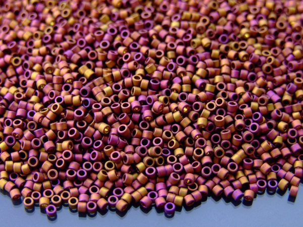 5g 514F Higher Metallic Frosted Copper Twilight Toho Aiko Seed Beads 11/0 1.8mm Michael's UK Jewellery