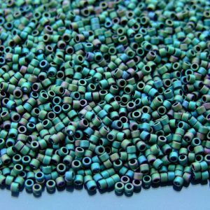 5g 707 Matte Color Iris Peridot Toho Aiko Seed Beads 11/0 1.8mm Michael's UK Jewellery