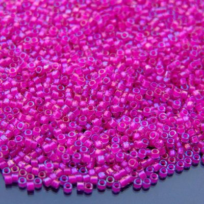 5g 790 Inside Color Crystal Fuchsia Lined Toho Aiko Seed Beads 11/0 1.8mm Michael's UK Jewellery beads mouse