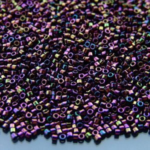 5g 85 Metallic Iris Purple Toho Aiko Seed Beads 11/0 1.8mm Michael's UK Jewellery