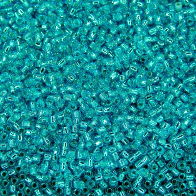5g Aquamarine Silver Lined MATUBO Cylinder Seed Beads 10/0 2.1mm Michael's UK Jewellery
