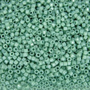5g Chalk Green Luster MATUBO Cylinder Seed Beads 10/0 2.1mm Michael's UK Jewellery