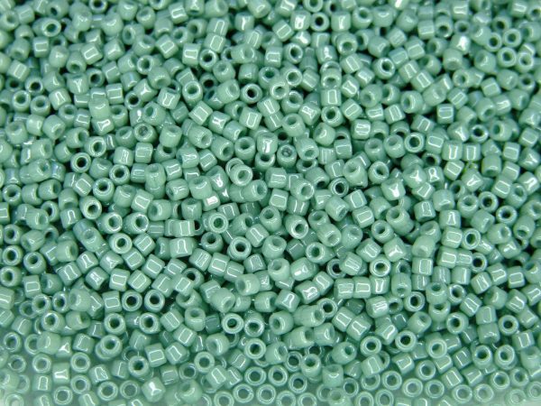 5g Chalk Green Luster MATUBO Cylinder Seed Beads 10/0 2.1mm Michael's UK Jewellery