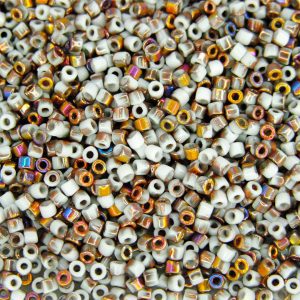 5g Chalk White Sliperit MATUBO Cylinder Seed Beads 10/0 2.1mm Michael's UK Jewellery
