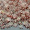 5g CzechMates QuadraTile Beads Luster Transparent Topaz Pink Michael's UK Jewellery