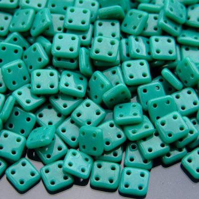 5g CzechMates QuadraTile Beads Persian Turquoise Michael's UK Jewellery